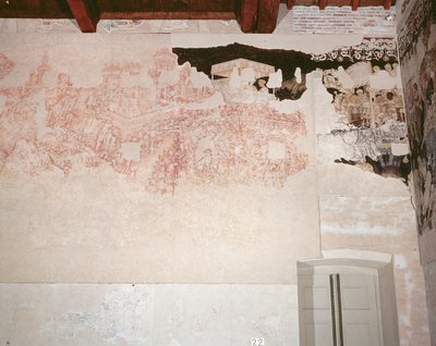Caballeros de la Mesa Redonda en su búsqueda del Santo Grial de Antonio Pisanello