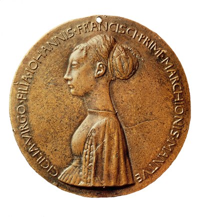 Medalla de Cecilia Gonzaga de Antonio Pisanello