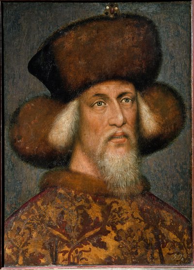Retrato de Segismundo I del Sacro Imperio de Antonio Pisanello