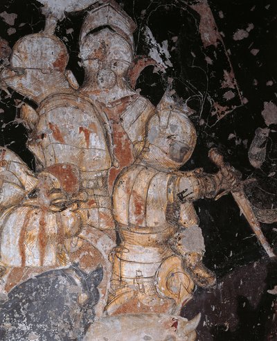 Torneo-Batalla de Louvezerp (detalle) de Antonio Pisanello