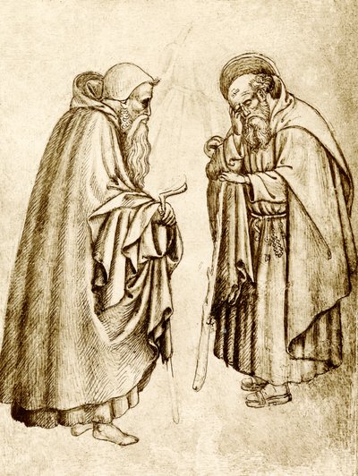 Dos monjes de Antonio Pisanello