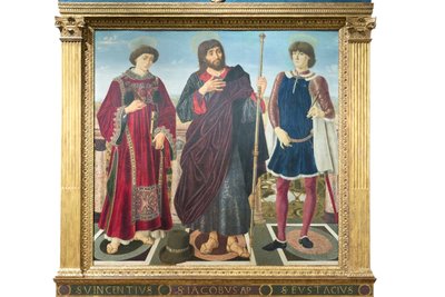 San Vicente, Santiago y San Eustaquio de Antonio Pollaiolo