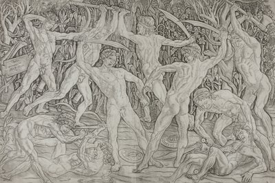 Batalla de los hombres desnudos de Antonio Pollaiuolo