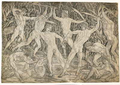 Batalla de los desnudos de Antonio Pollaiuolo