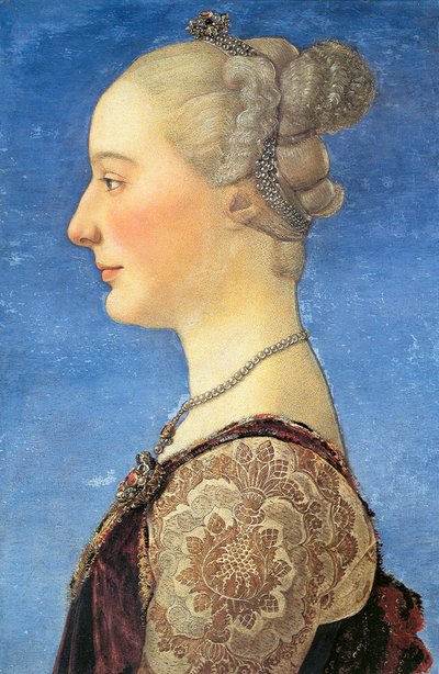 Retrato de una joven, 1475 de Antonio Pollaiuolo
