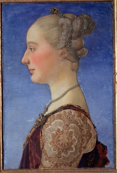 Retrato de una dama de Antonio Pollaiuolo