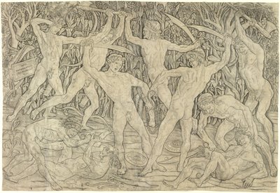 La Batalla de los Desnudos, 1470s de Antonio Pollaiuolo