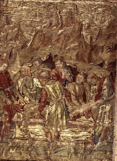 El entierro de San Juan Bautista (tapiz) de Antonio Pollaiuolo