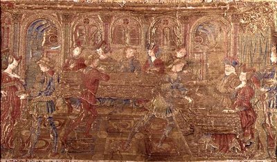 La condena de Herodes (tapiz) de Antonio Pollaiuolo