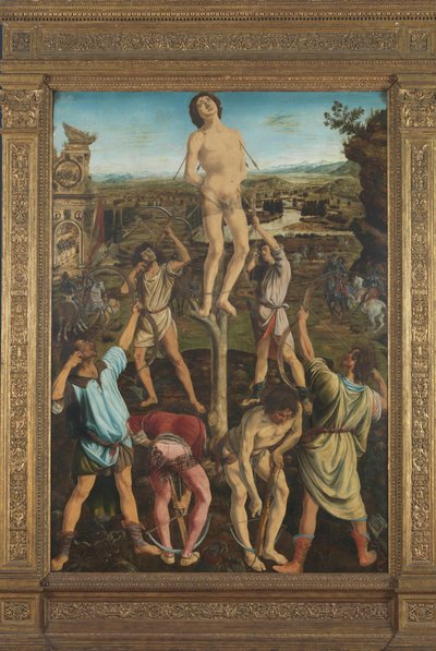 El martirio de San Sebastián, 1475 de Antonio Pollaiuolo