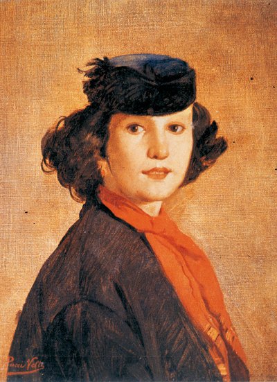 Retrato de esposa (Nerina Badioli) de Antonio Puccinelli