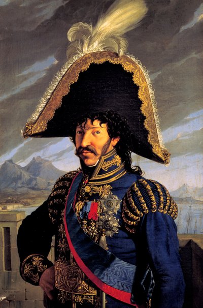 Retrato de Joachim Murat de Antonio Raffaele Callander