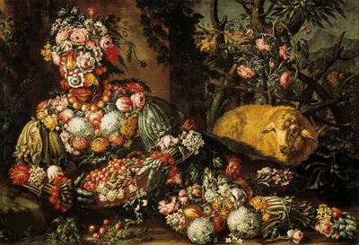 Las cuatro estaciones: primavera, entre 1685 y 1695 de Antonio Rasio
