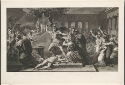 Dood van Príamo de Antonio Ricciani