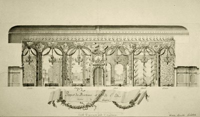 Diseño de la Sala Oval en el Palacio de Invierno de Antonio Rinaldi