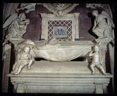 La Tumba del Cardenal de Portugal (detalle) de Antonio Rossellino