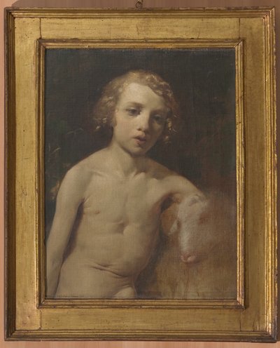 San Giovannino (San Juan Niño) (óleo sobre lienzo) de Antonio Simonazzi
