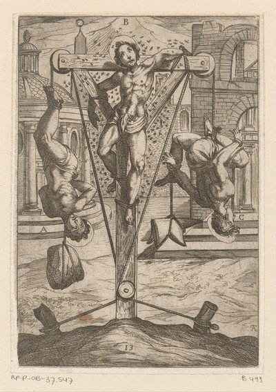 Exposición a insectos y ahorcamientos Torturas sufridas por los mártires cristianos (título de la serie) Varia tormentorum et supplicioru rawlium (...) (título de la serie) de Antonio Tempesta