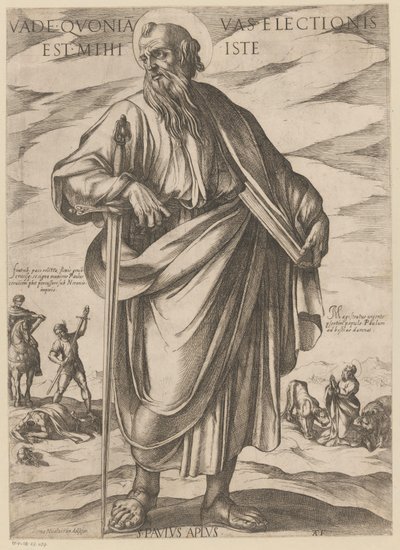 de san pablo Ve porque esta camioneta es mi elección (título en el objeto) Cristo, María en de apóstol (título de la serie) de Antonio Tempesta