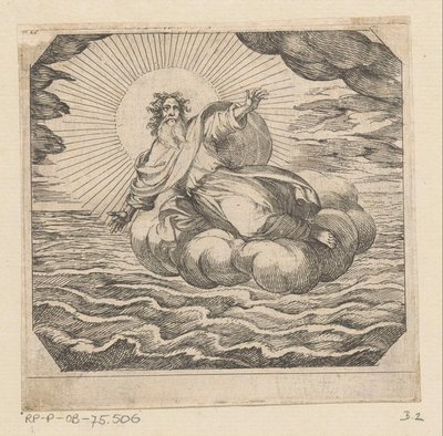 Dios crea el cielo y la tierra Creación (título de la serie) de Antonio Tempesta