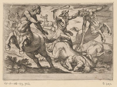 Hércules y los centauros Los doce trabajos de Hércules (título de la serie) de Antonio Tempesta
