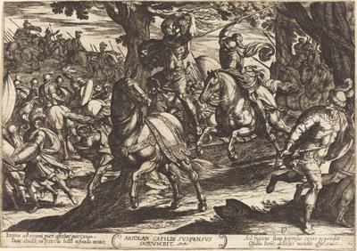 Jacob mata a Absalón, hijo del rey David de Antonio Tempesta
