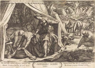Judith y Holofernes de Antonio Tempesta