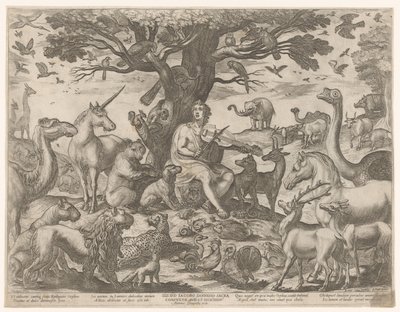 Orfeo encanta a los animales con su música de Antonio Tempesta