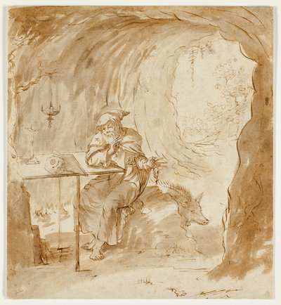 San Antonio con el Jabalí de Antonio Tempesta