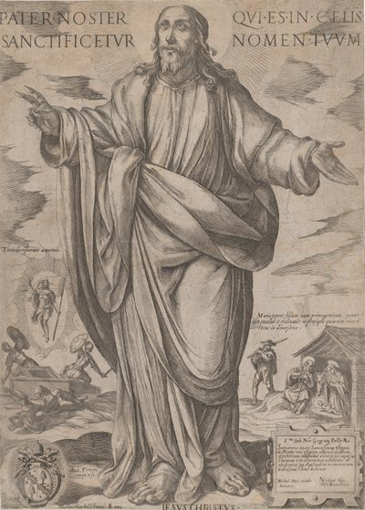 Cristo de pie, bendiciendo de 
