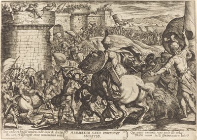 La muerte de Abimelec de Antonio Tempesta