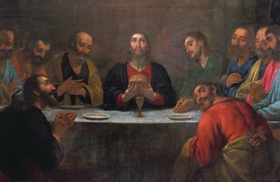 La última cena (óleo sobre lienzo) de Antonio Viladomat