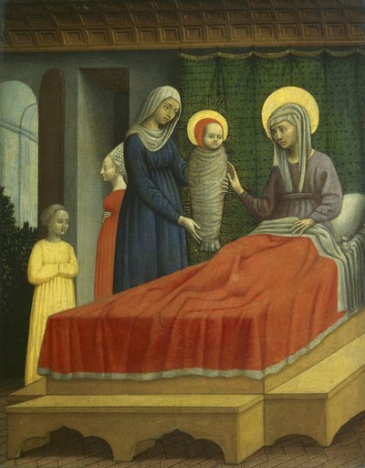 El nacimiento de San Agustín, c.1440-50 de Antonio Vivarini