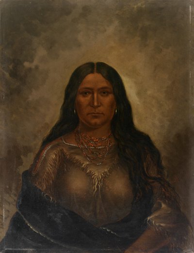 Chan-ku-wash-te-mine Buena Mujer del Camino, ca. 1887 de Antonio Zeno Shindler