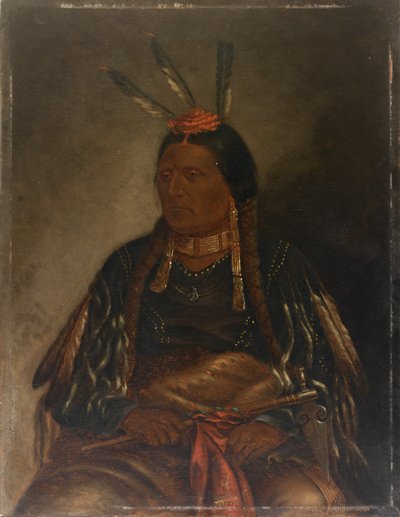 Che-tan-ce-ta Halcón Amarillo, ca. 1887 de Antonio Zeno Shindler