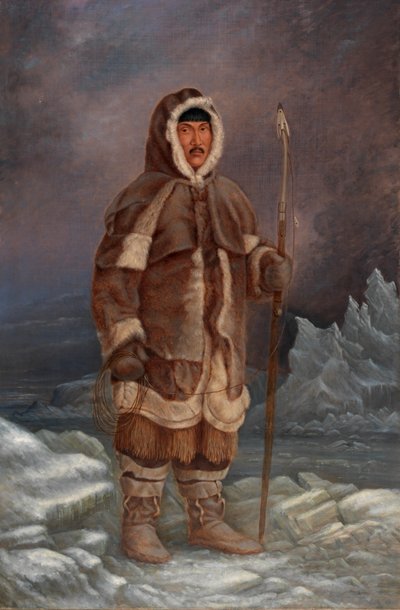Hombre esquimal, ca. 1893 de Antonio Zeno Shindler