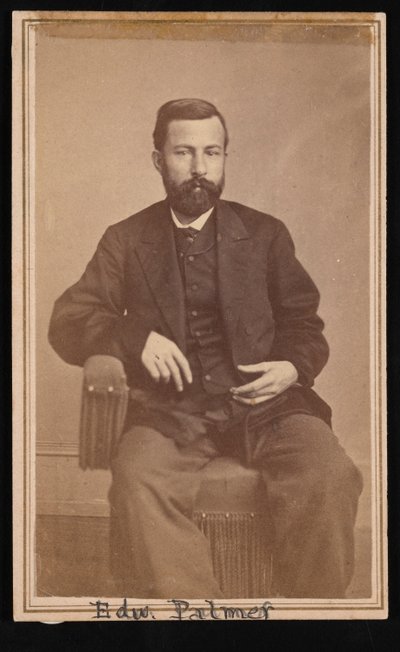 Retrato de Edward Palmer 1829-1911, 1868-1869 de Antonio Zeno Shindler