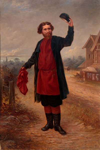 Hombre ruso, ca. 1890-1899 de Antonio Zeno Shindler