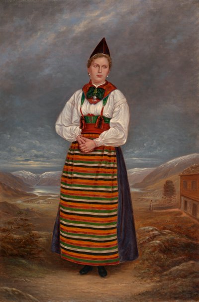 Dama sueca, ca. 1893 de Antonio Zeno Shindler