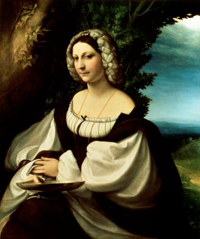 Retrato femenino, c1518 de Antonio da Correggio