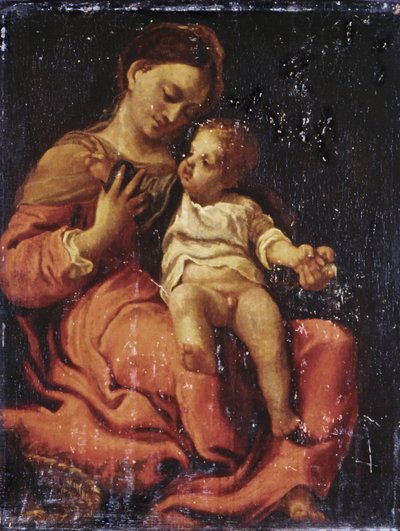 Virgen con el Niño de Antonio da Correggio