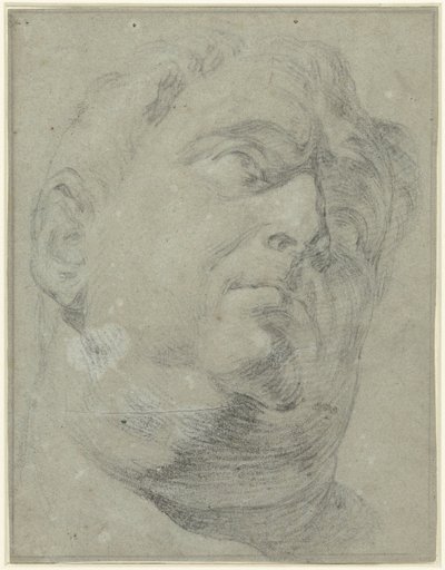 Antiguo busto romano de mármol de Presunto Vitellio de Antonio da Cremona