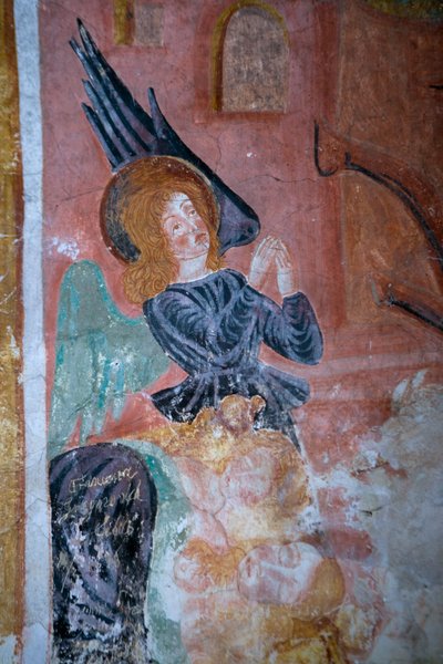 Detalle de un ángel (detalle) de Antonio da Padova