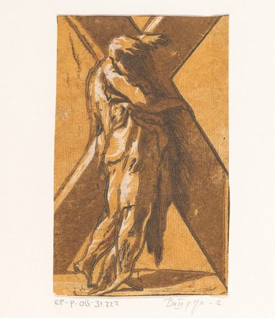 San Andrés
Cristo y los doce apóstoles (título de la serie) de Antonio da Trento (attributed to)