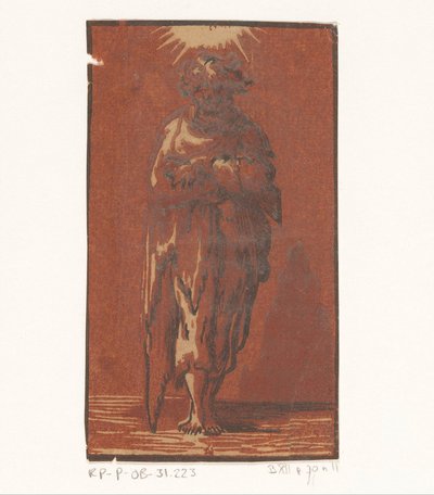 San Judas Tadeo Cristo y los Doce Apóstoles (título de la serie) de Antonio da Trento (attributed to)