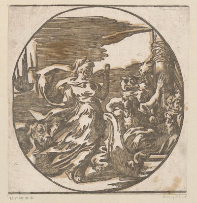 Circe bebiendo de Antonio da Trento (possibly)