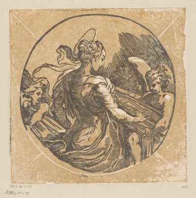 Santa Cecilia la musica de Antonio da Trento (possibly)