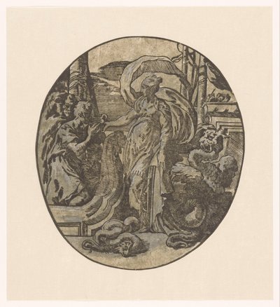 Ulises en la isla de Circe de Antonio da Trento (possibly)