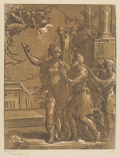 El emperador Augusto y la sibila tiburtina de Antonio da Trento