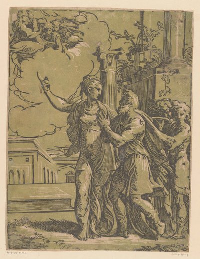 El emperador Augusto y la sibila tiburtina de Antonio da Trento
